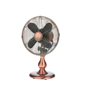 10" Table Fan - Copper