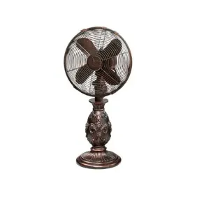 10" Table Fan - Fleur De Lis