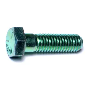 1/2"-13 x 1-3/4" Green Rinsed Zinc Grade 5 Hex Cap Screws (86 pcs.)