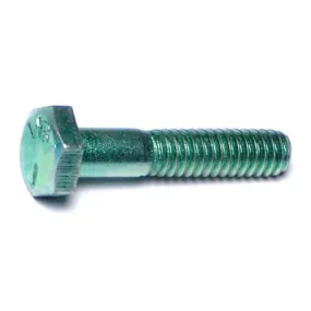 1/4"-20 x 1-1/4" Green Rinsed Zinc Grade 5 Hex Cap Screws (475 pcs.)