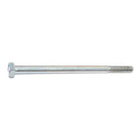 1/4"-20 x 4" Zinc Plated Grade 5 Steel Coarse Thread Hex Cap Screws