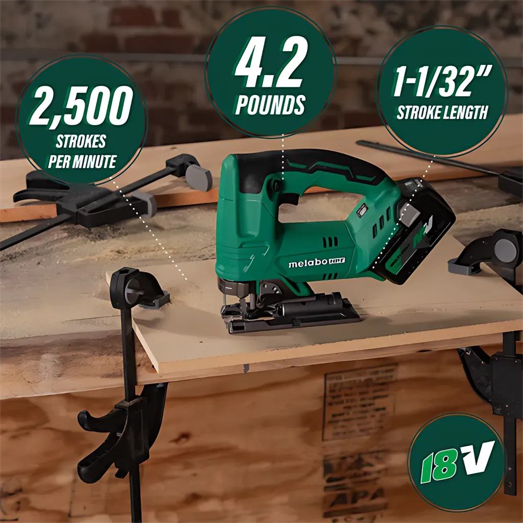 18V Cordless Jig Saw, Tool Only