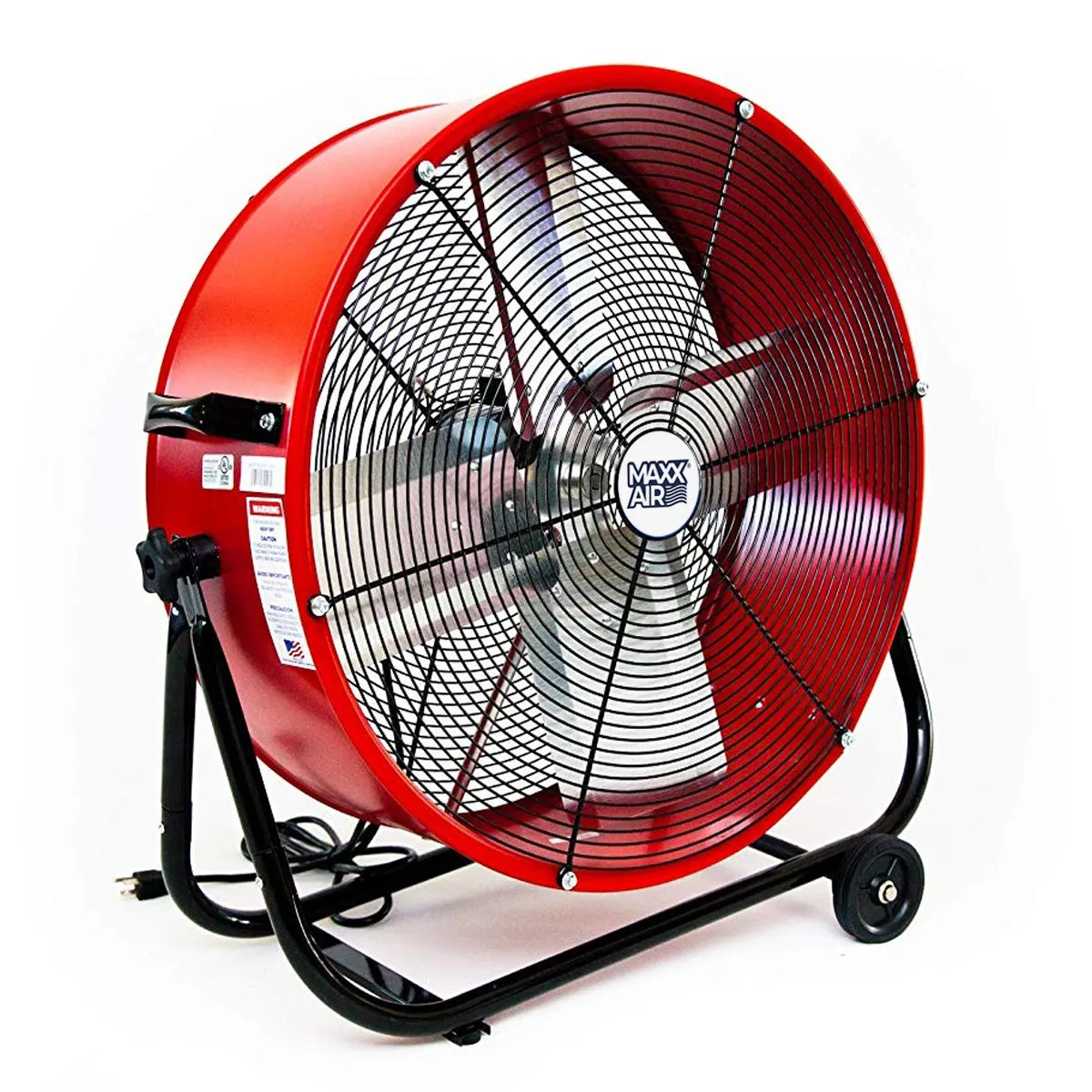 24 In. 2-Speed Tilting Direct Drive Drum Fan