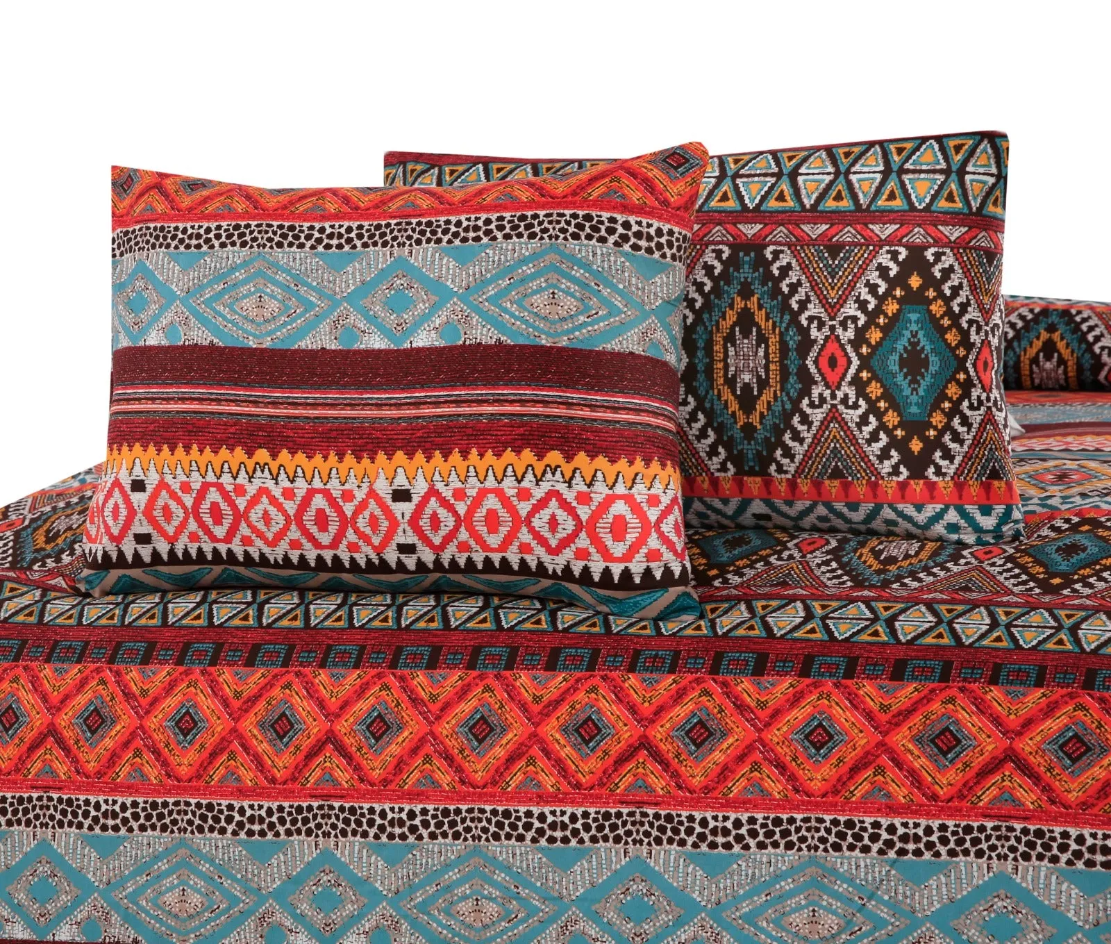 3 PCs Double Bed Sheet(5373)-Ethnic