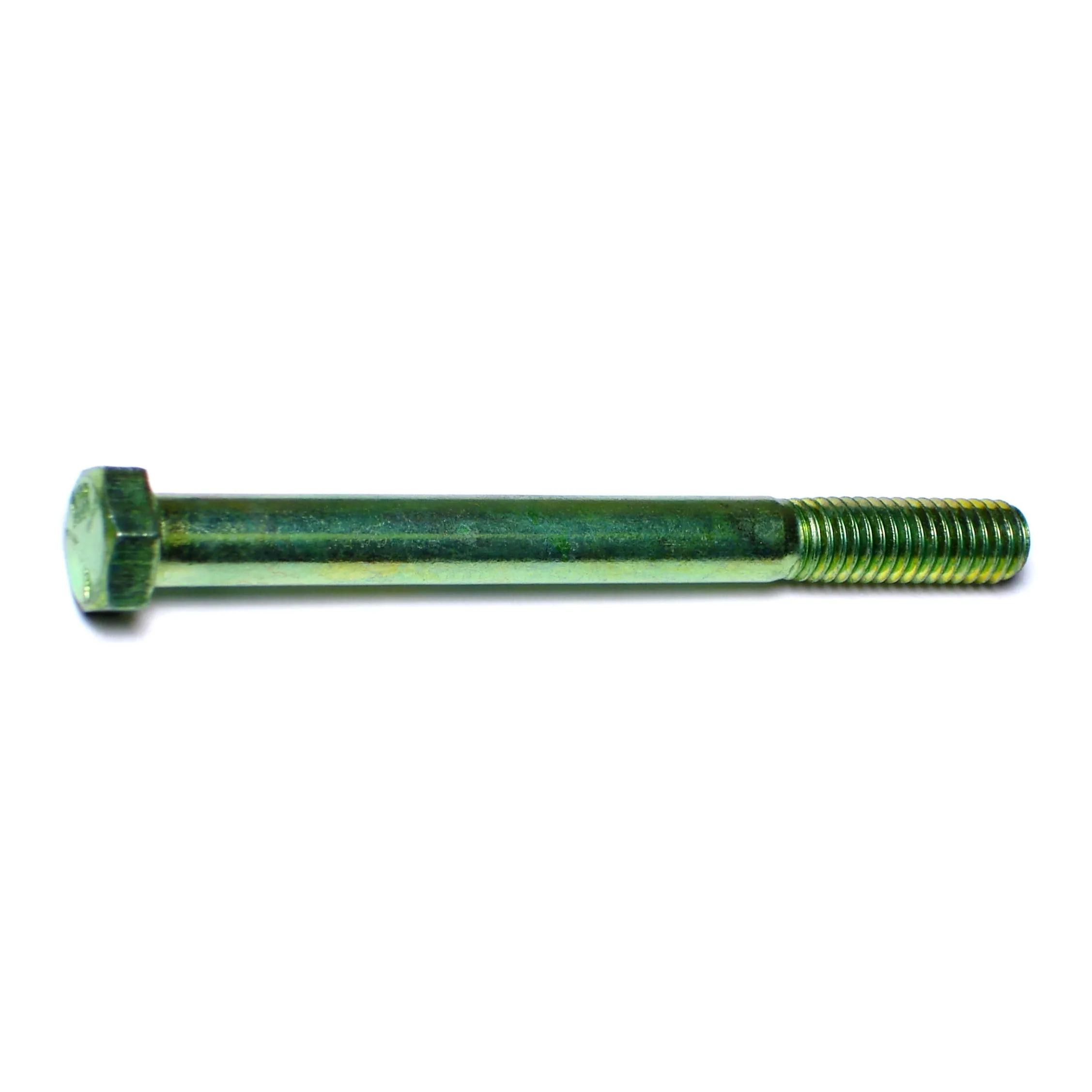 3/8"-16 x 4" Green Rinsed Zinc Grade 5 Hex Cap Screws (74 pcs.)