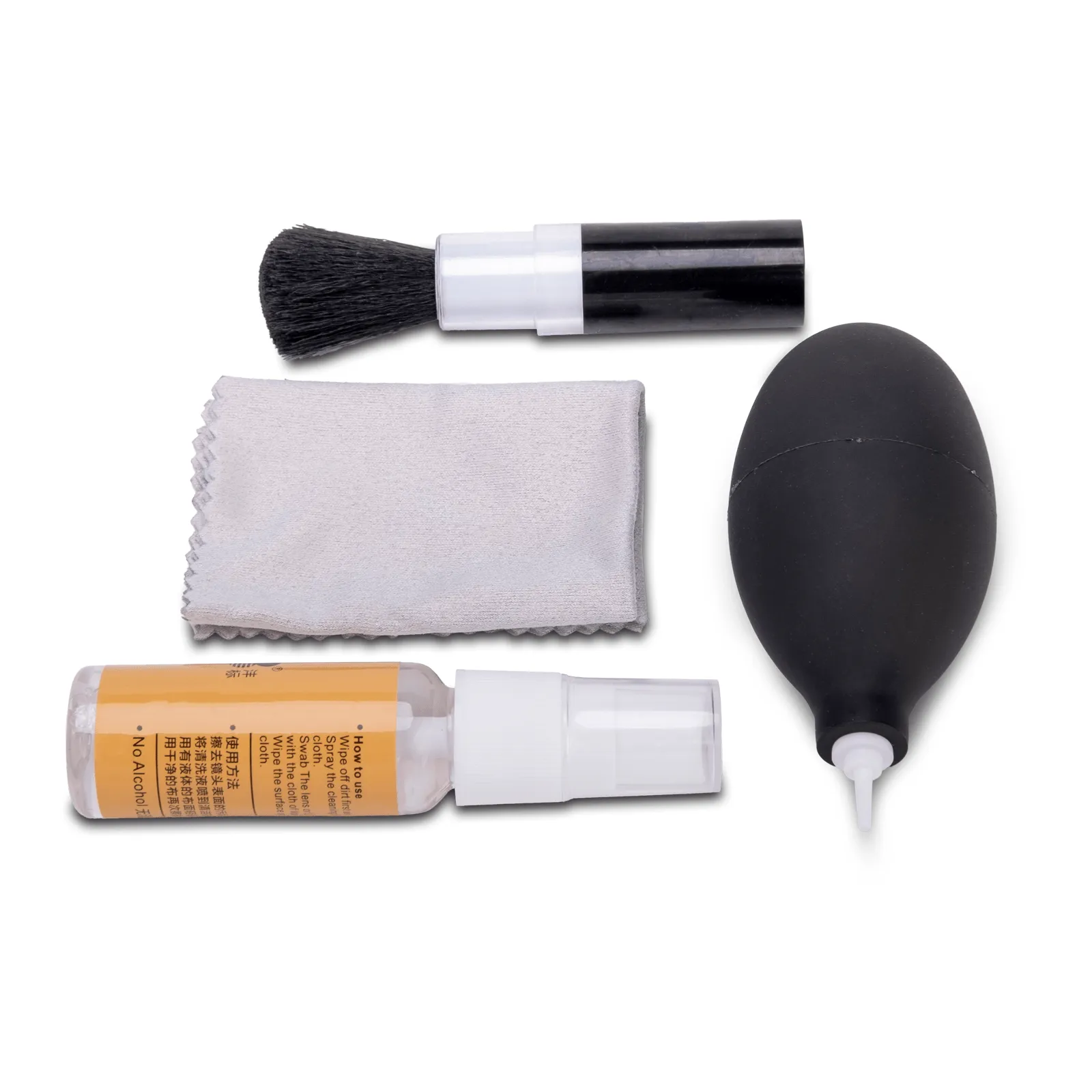 5 in 1 Camera Lens Cleaning Kit with Lens Air Blower/Detergent/Cleaning Cloth/Cleaning Brush/Len Cleaning Paper