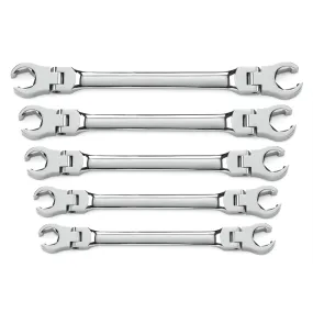 5 Piece SAE Flex Flare Nut Wrench Set KDT81910