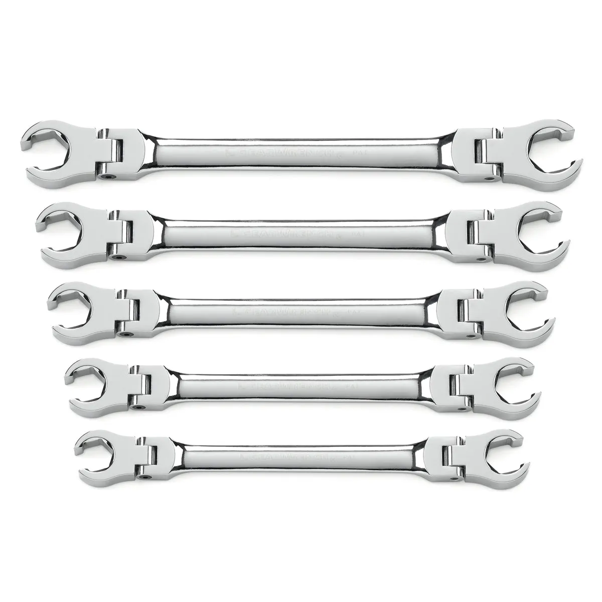 5 Piece SAE Flex Flare Nut Wrench Set KDT81910