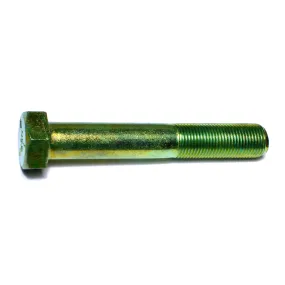 5/8"-18 x 4" Green Rinsed Zinc Grade 5 Hex Cap Screws (13 pcs.)