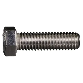 7/16"-14 x 1-1/2" 18-8 Stainless Steel Coarse Thread Hex Cap Screws (8 pcs.)