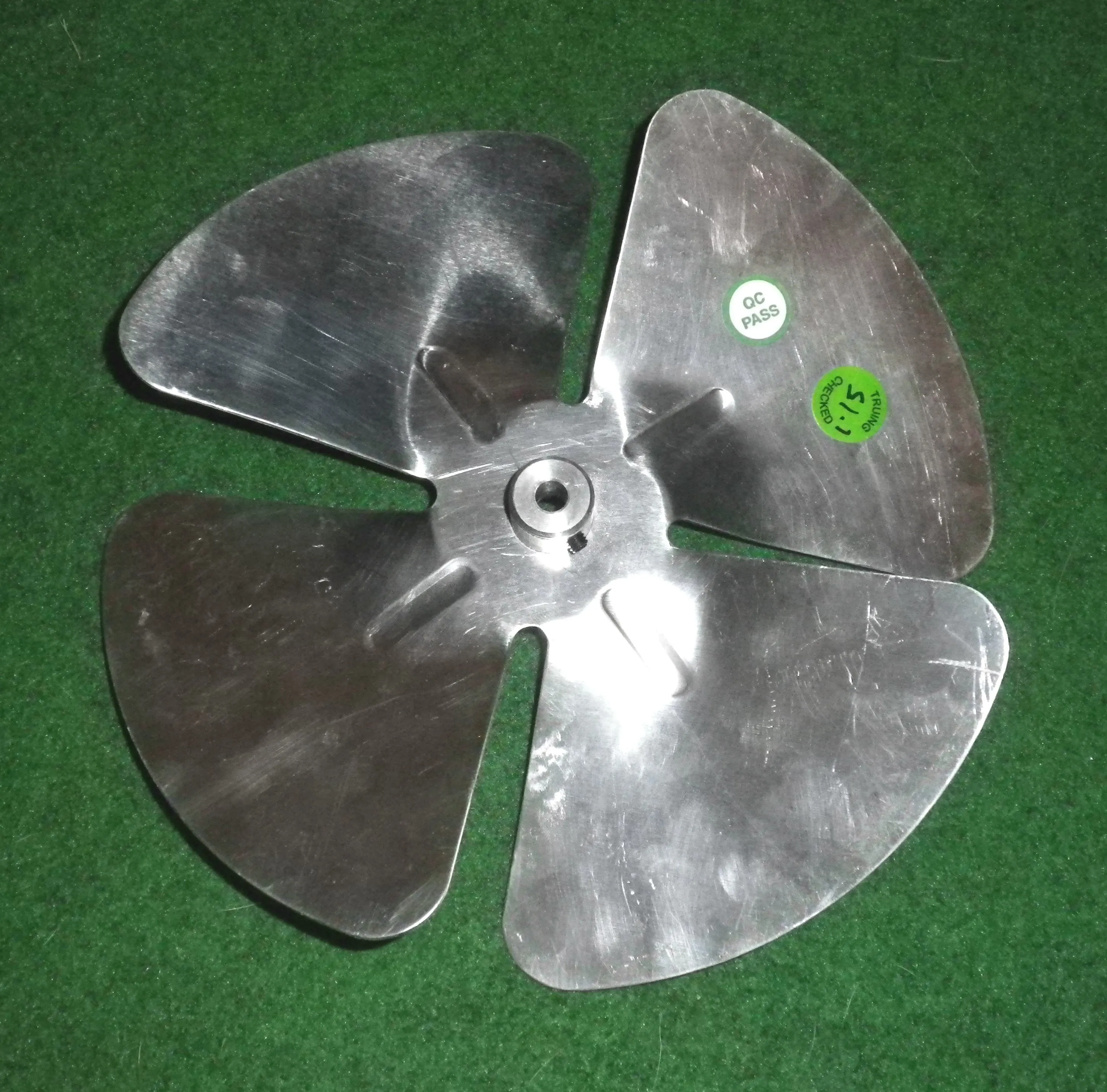 7" Aluminium Condensor Fan Blade 1/4" Mount & 4 Blades - Part # PU4-178N25R56AA