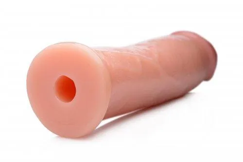 8 Inches Cock Lock Dildo Beige