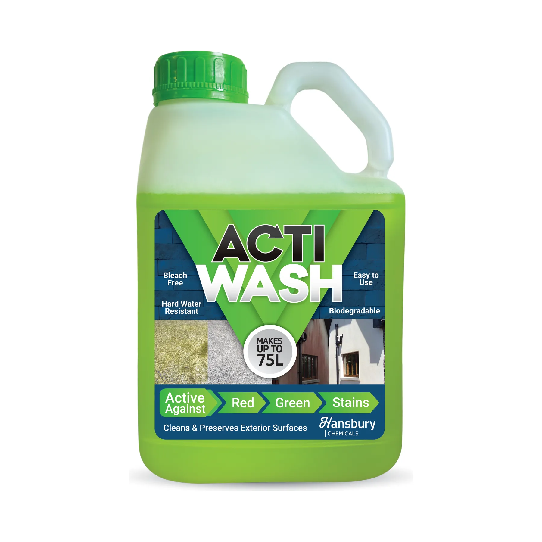 Actiwash Domestic: Powerful Outdoor Softwash Biocide - Chlorine Free