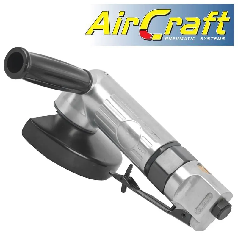 AIRCRAFT AIR ANGLE GRINDER 125MM WITH SAFETY TRIGGER AT0013