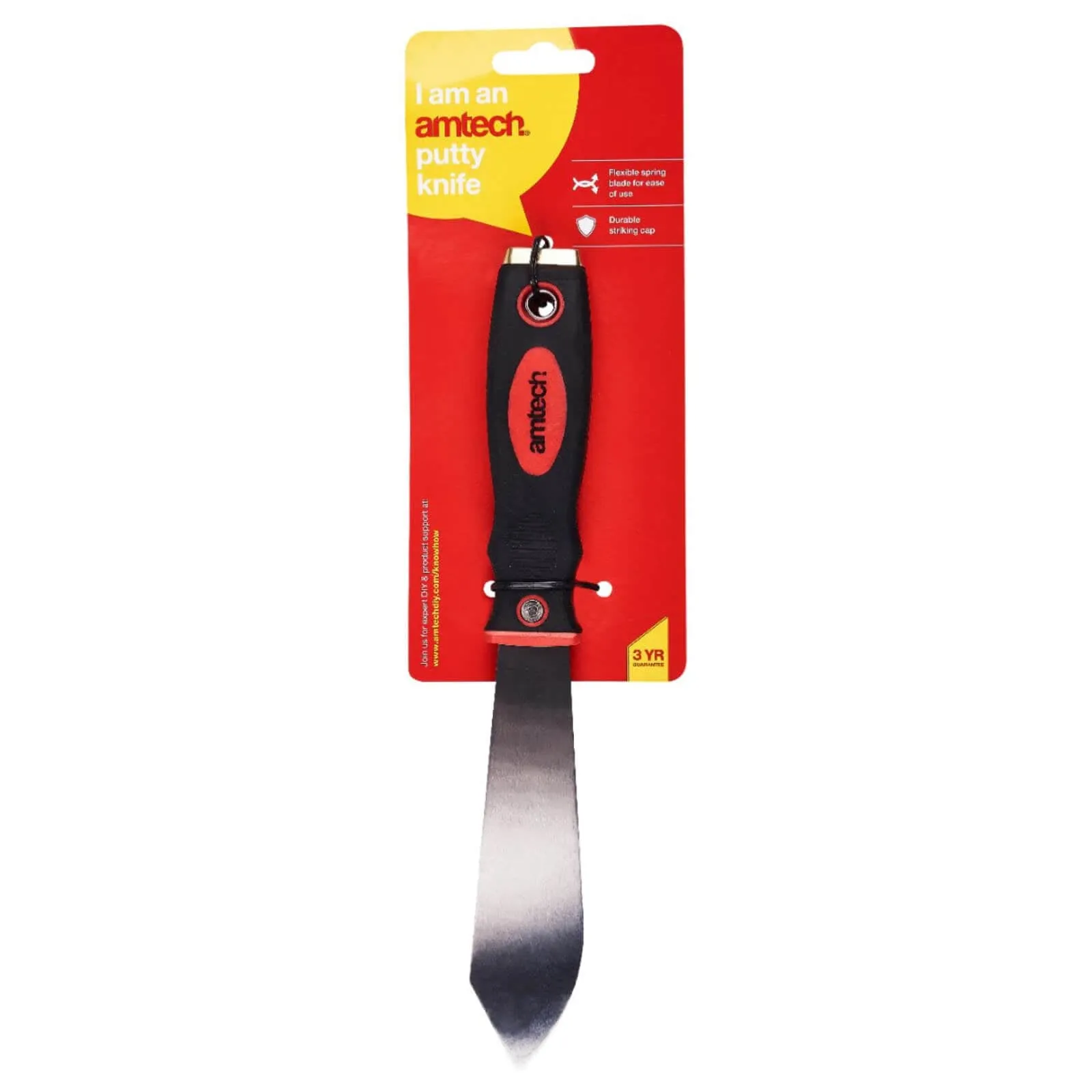 Amtech Putty Knife Soft Grip Handle