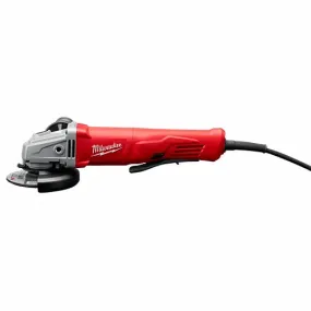 Angle Grinder - Milwaukee 11 Amp Corded 4-1/2 in. Small Angle Grinder with Lock-On Paddle Switch, 6142-30