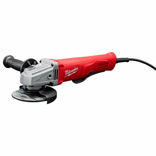 Angle Grinder - Milwaukee 11 Amp Corded 4-1/2 in. Small Angle Grinder with Lock-On Paddle Switch, 6142-30