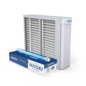 AprilAire UV24 Clean Air Pair (AprilAire Air Purifier, Healthy Air Filter, and UVC Coil Cleaner)