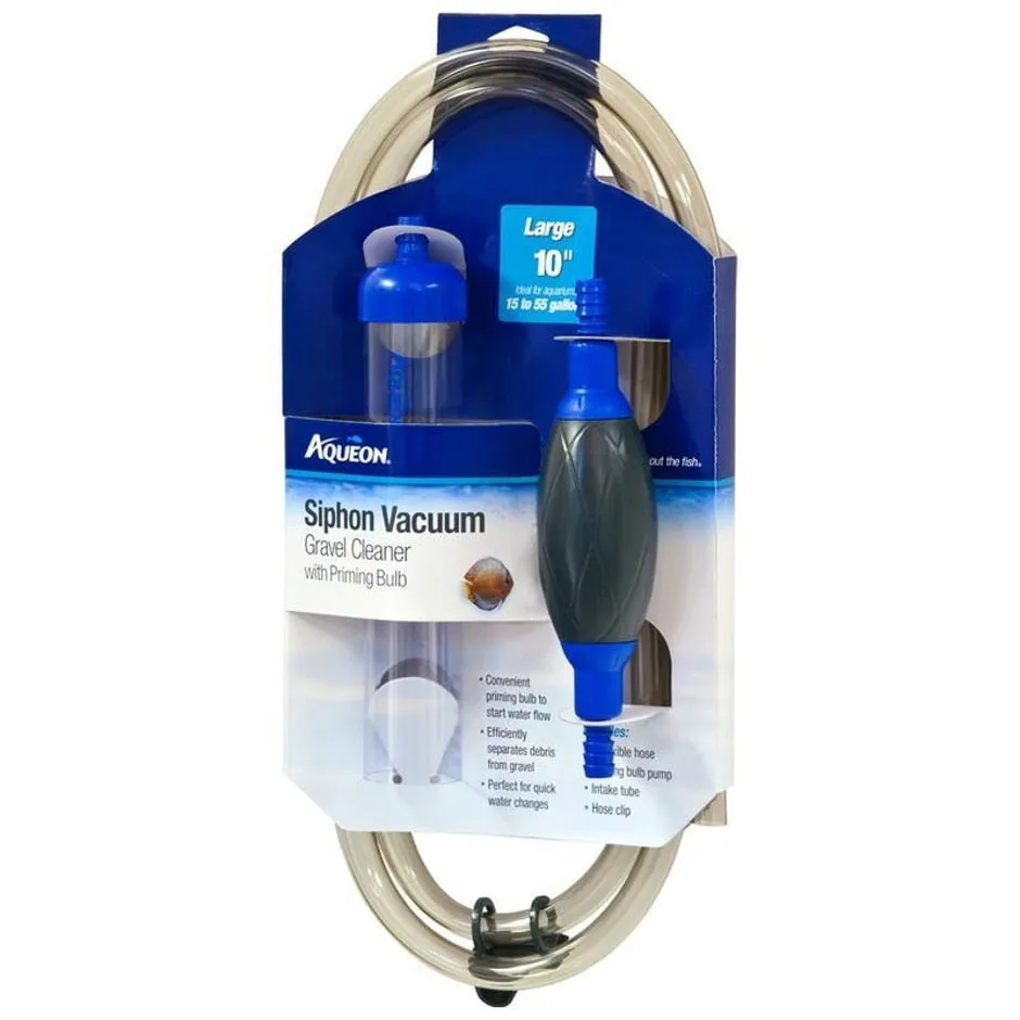 AQUEON SIPHON VACUUM GRAVEL CLEANER WITH BULB