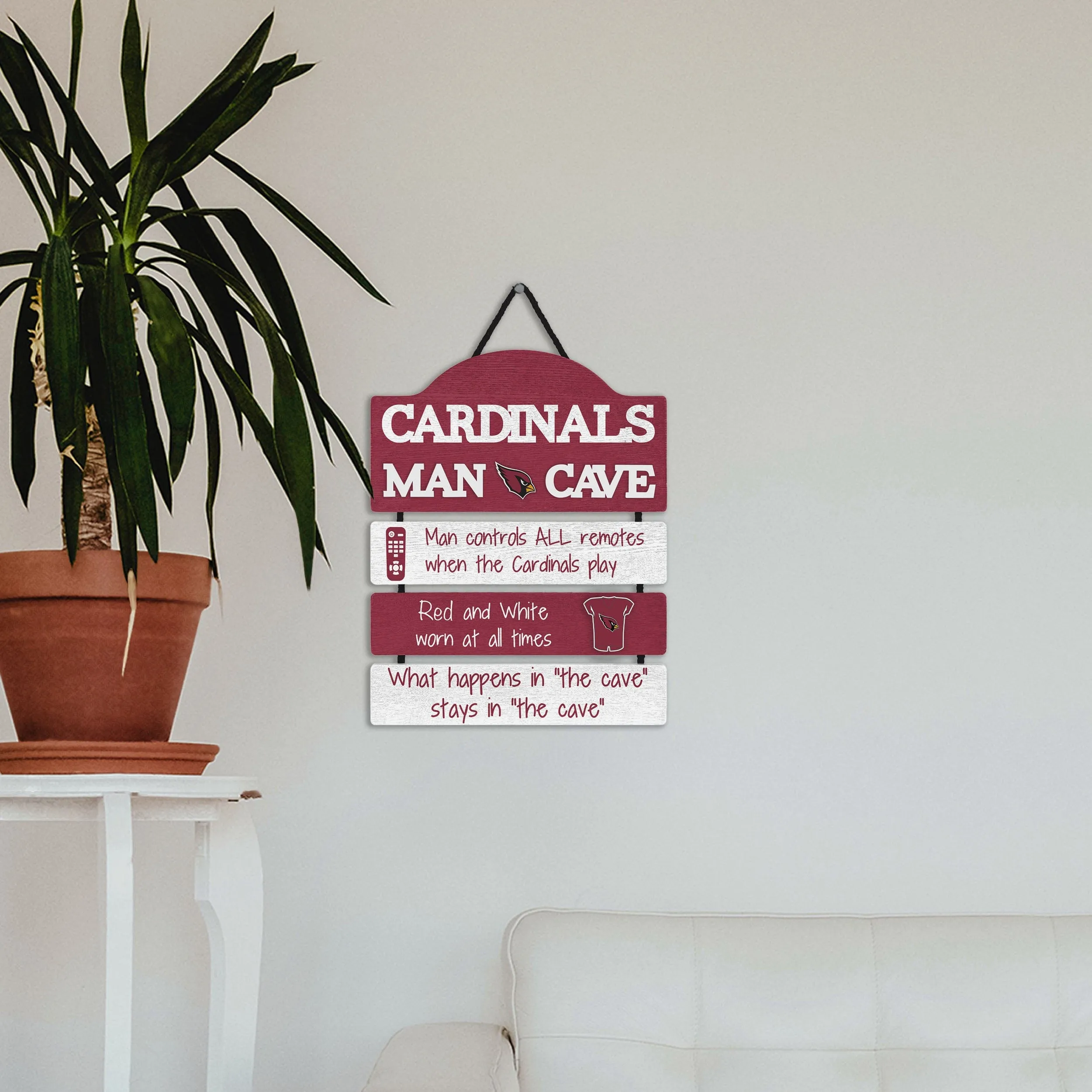 Arizona Cardinals Mancave Sign