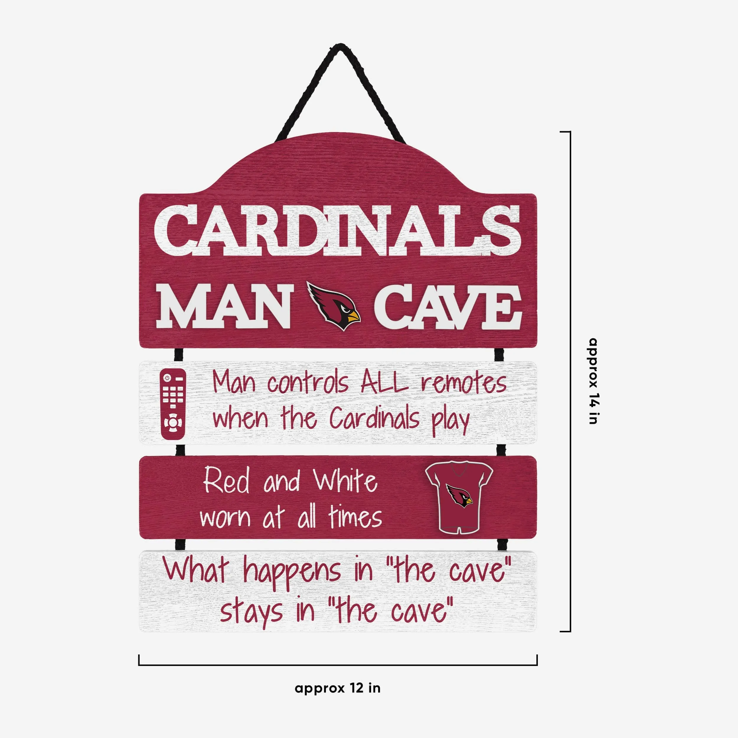 Arizona Cardinals Mancave Sign