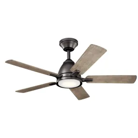 Arvada 44" LED Ceiling Fan in Anvil Iron