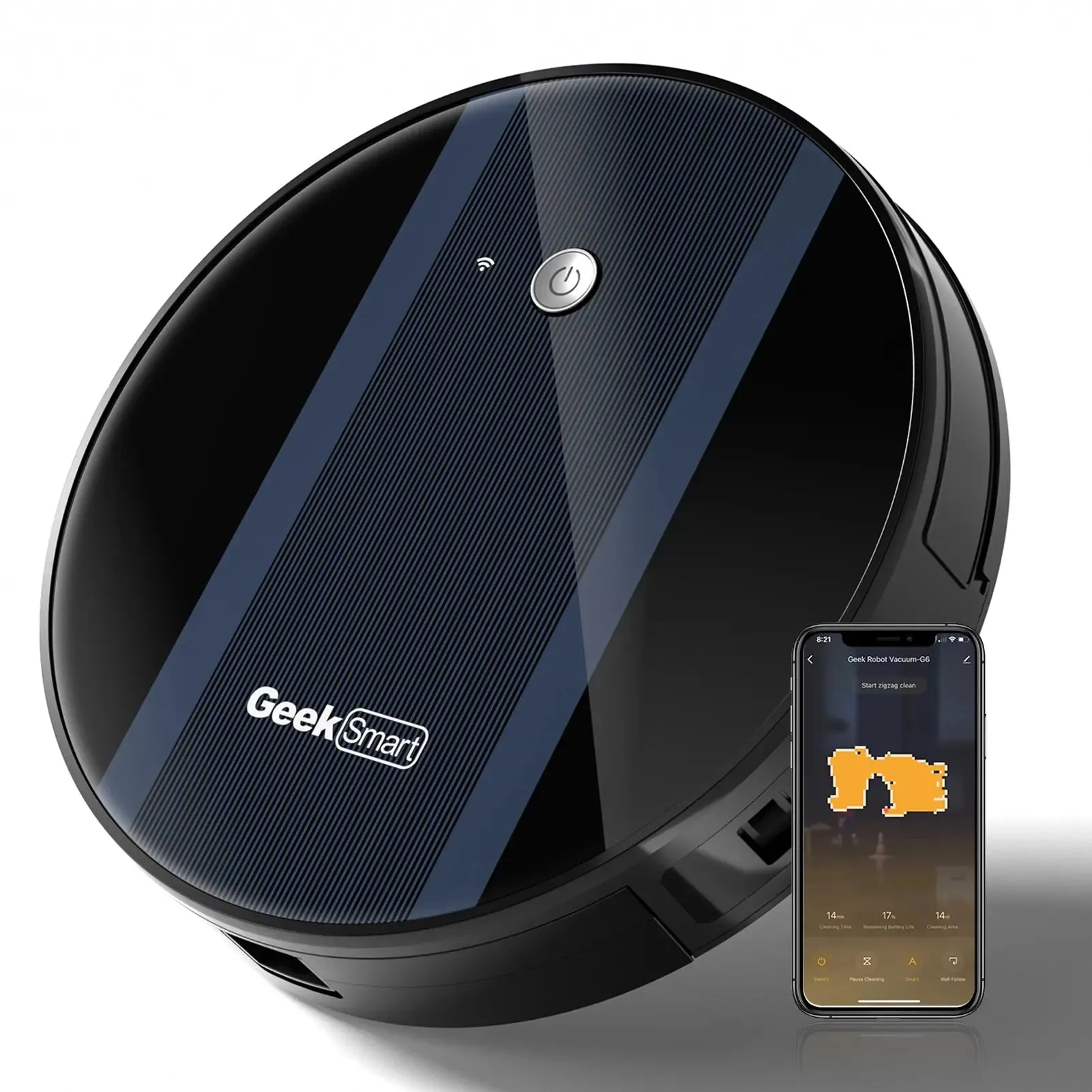 Automatic Self-Charging Smart App Robot Vacuum Cleaner-Robot Vacuum Cleaner