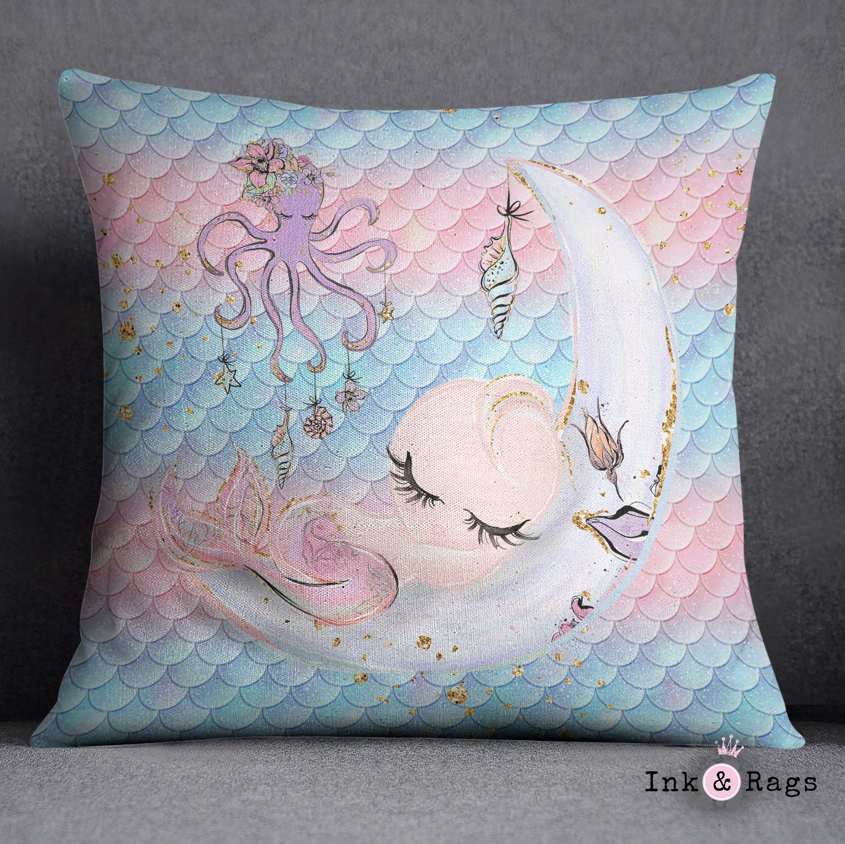 Baby Mermaid Dreams Crib and Toddler Bedding Collection