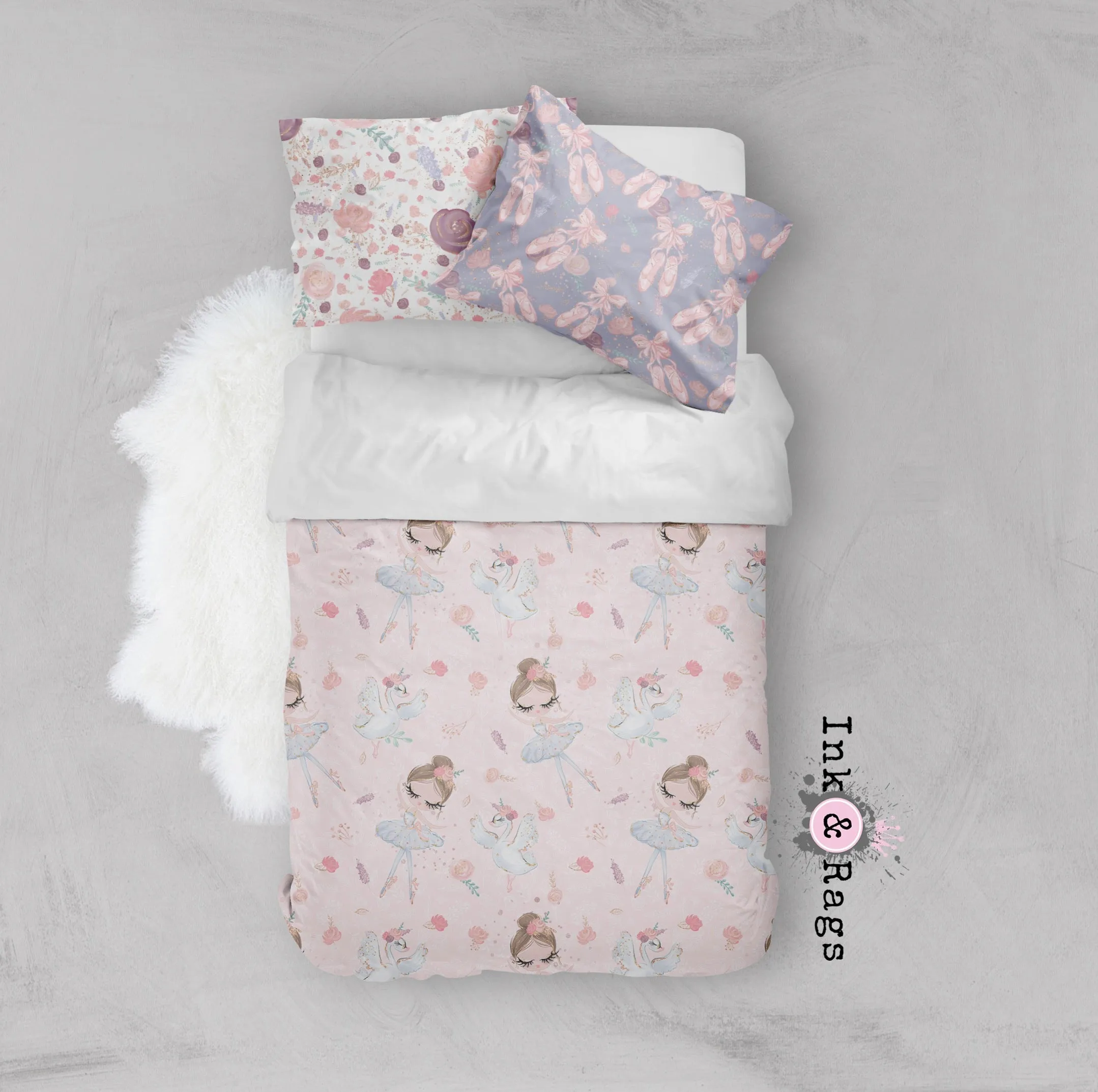 Ballerina Ballet Friends Crib and Toddler Bedding Collection