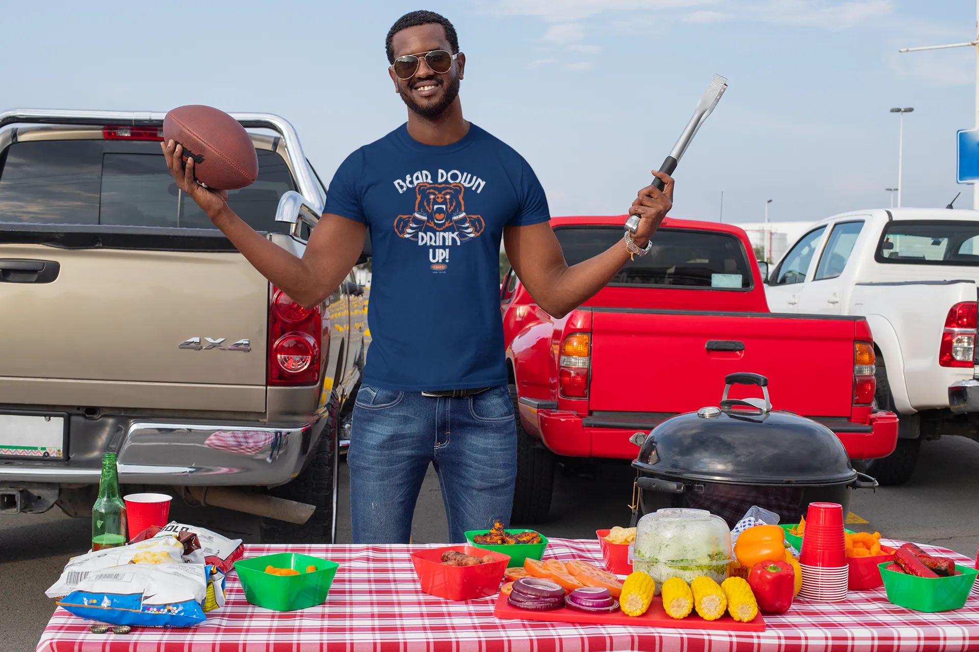 Bear Down Drink Up | Chicago Football Fan Gear