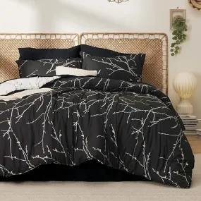 Bedsure Tree Branch Floral Pattern Bed in A Bag