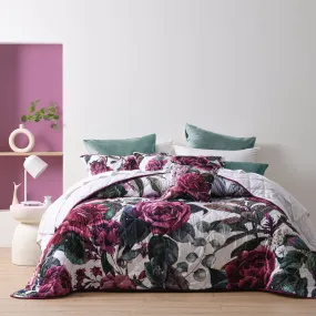 Bianca Bedding ABIGAIL Berry Polyester Bedspread Set