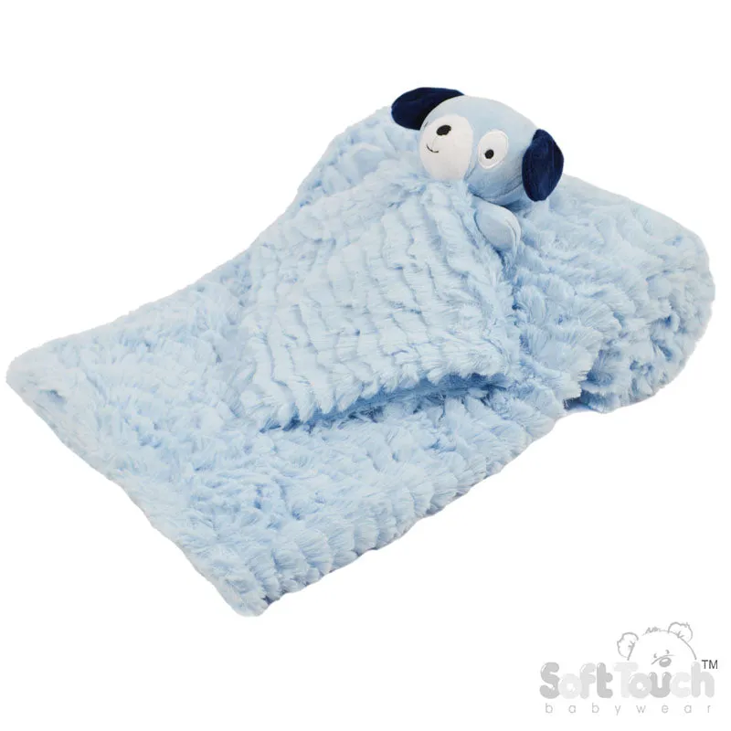 Blue Puppy Comforter & Wrap Set - FBP224-B