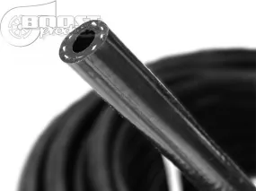 BOOST products Silicone Vacuum Hose Reinforced 10mm (3/8") ID, Black, 3m (9ft) Roll