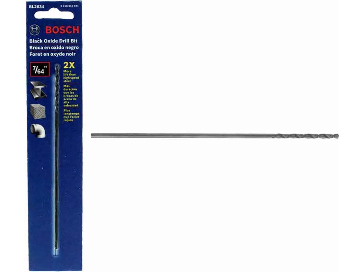 Bosch BL2634 - 7/64 inch Twist Drill Bit - 6 inches long