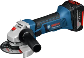 Bosch Cordless Angle Grinder, 115mm, 18V, Extra Battery Included, GWS18V-LI Professional