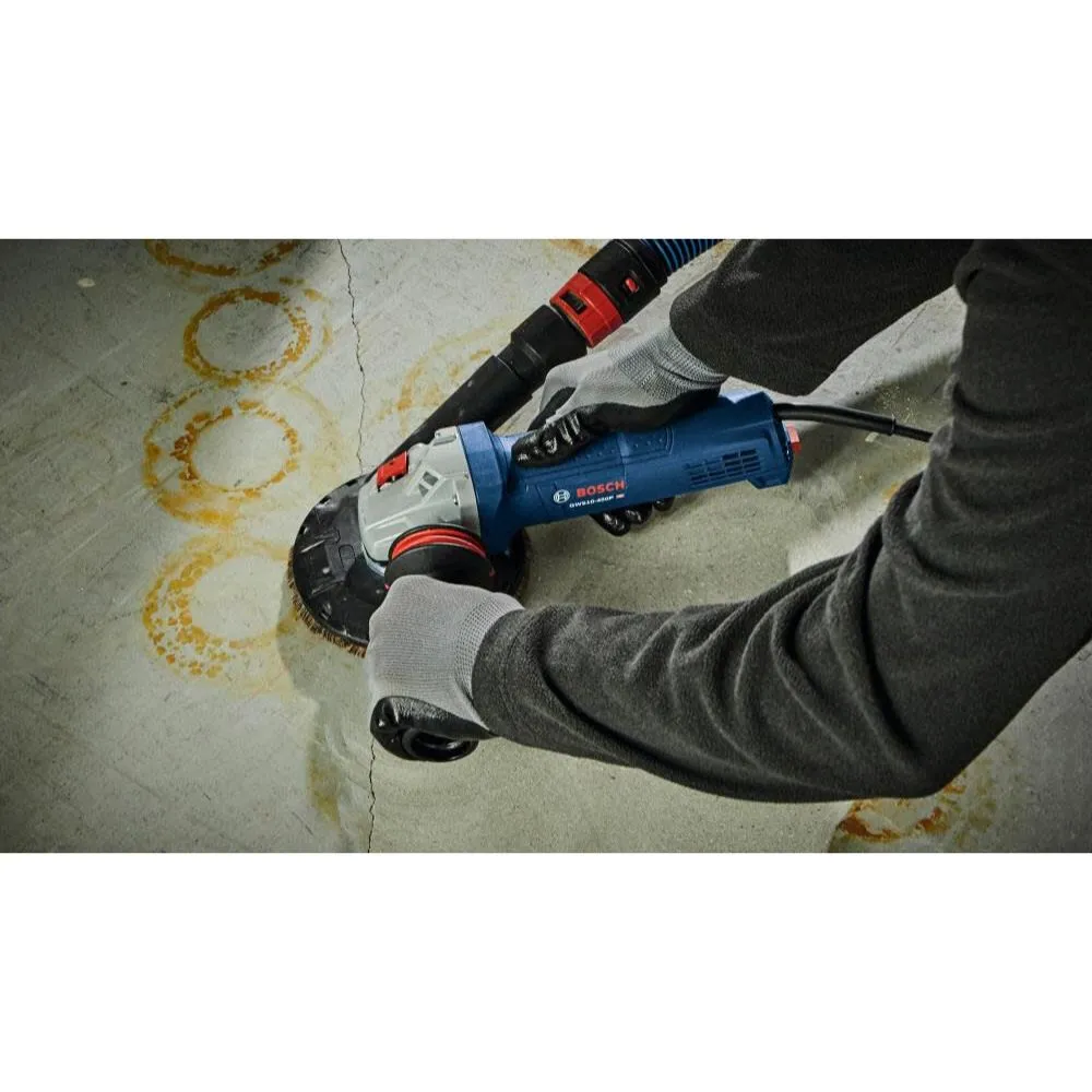 Bosch GWS10-450P 4-1/2 In. Ergonomic Angle Grinder with Paddle Switch