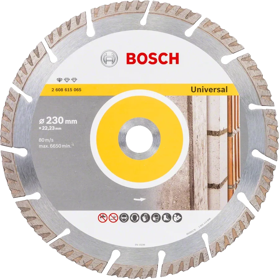 Bosch Professional | Cutting Disc Std for Univ. 230X22,23X2,6mm Segmented