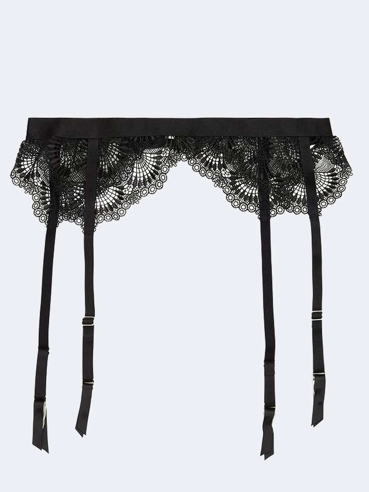 Brandy Lace Suspender Belt