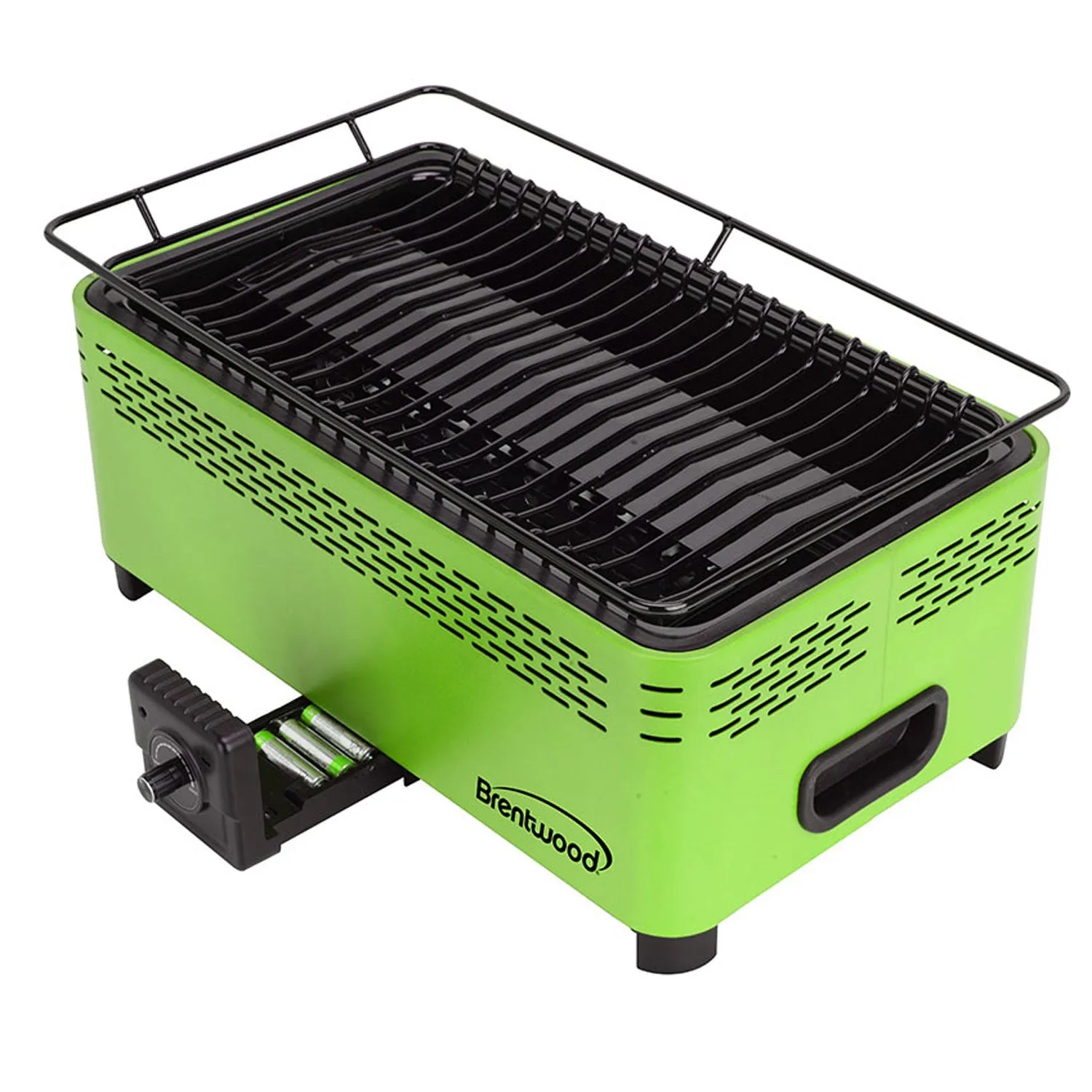 Brentwood BBF-31G Non-Stick Dishwasher Safe Portable Outdoor Barbecue, Green