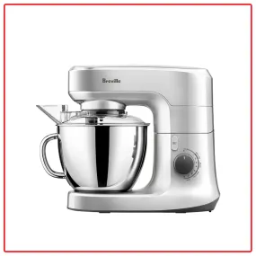 Breville LEM250SIL (Silver) The Scraper Beater with 8 Speed Settings Stand Mixer