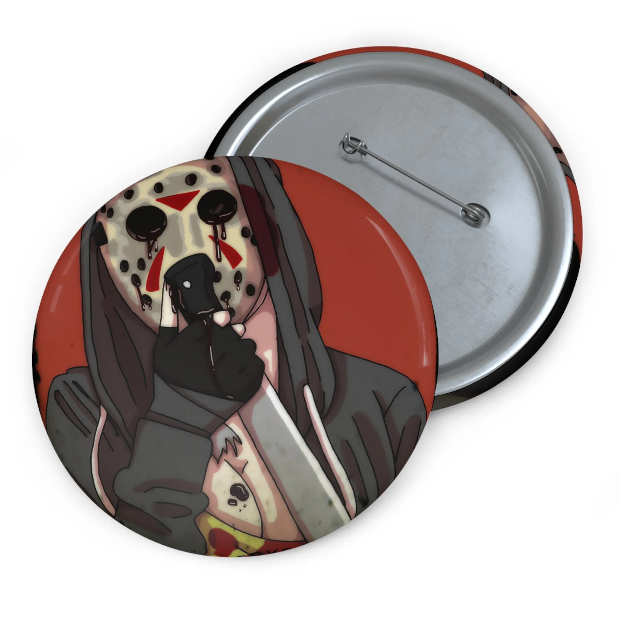 Captain AFAB - Jason Fan Art Pin Button