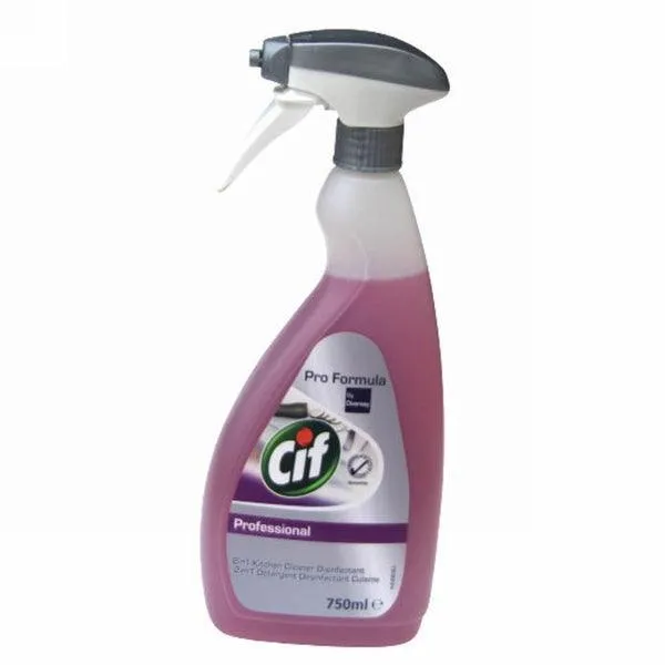 CIF TRIGGER PROFESSIONAL DISINFECTANT KITCHEN CLEANER 750ML