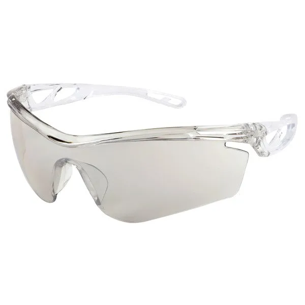 CL419 MCR Safety Checklite CL4 Series Safety Glasses, I/O Clear Mirror Lens