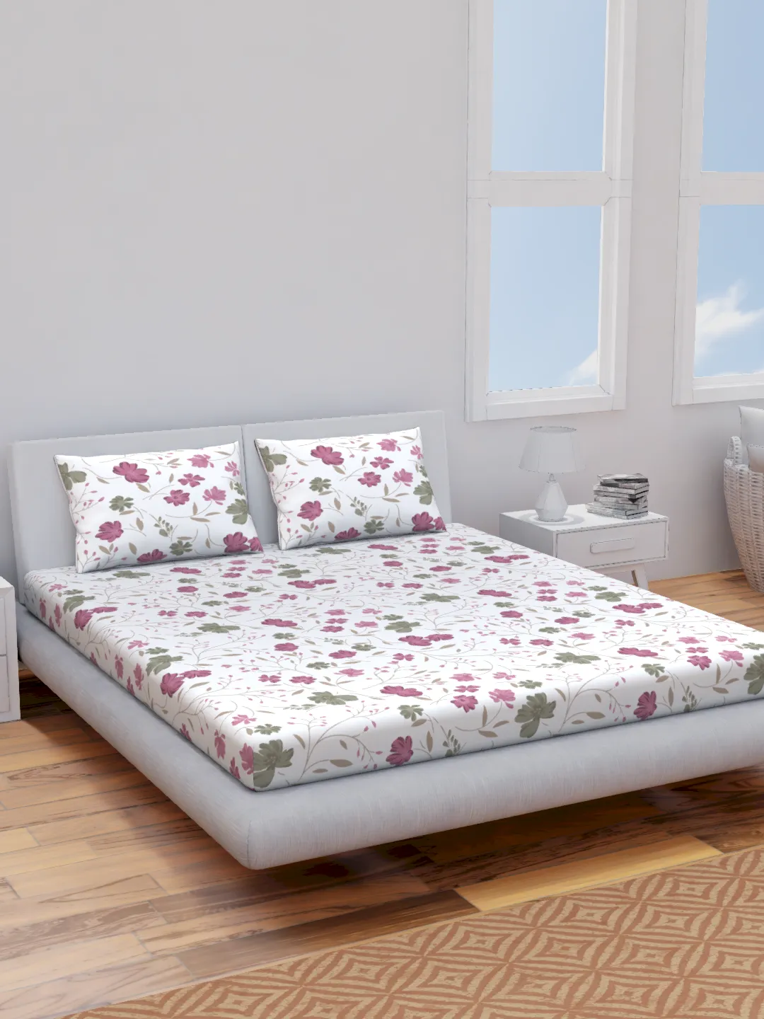 Comfort Percale Blooms Sheet Set