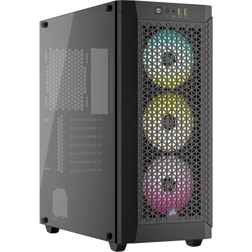 CORSAIR 480T RGB AIRFLOW Black 黑色 Tempered Glass ATX Case CC-9011272-WW