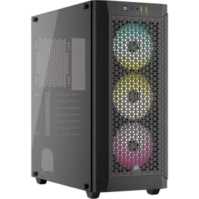 CORSAIR 480T RGB AIRFLOW Black 黑色 Tempered Glass ATX Case CC-9011272-WW