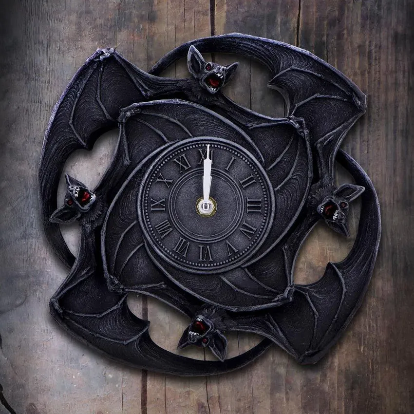 Creatures of the Night Bat Wall Clock