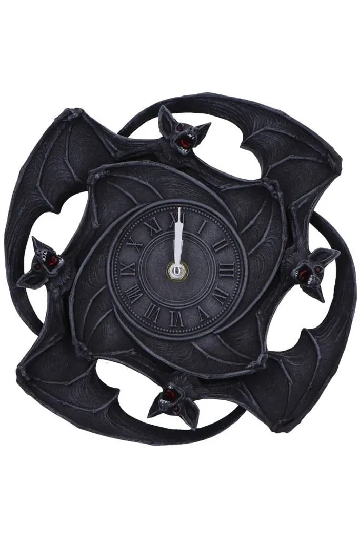 Creatures of the Night Bat Wall Clock