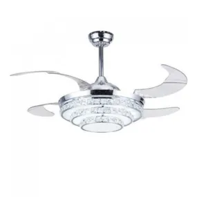 Crystal Bulkhead LED Ceiling Fan 9304